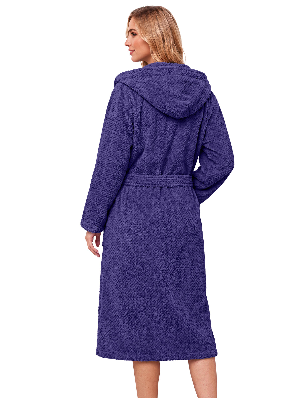 MOSHU Hooded Robes for Women Soft Long Towel Bathrobes Quick Dry yet Warm Men Womens Robe with Pockets