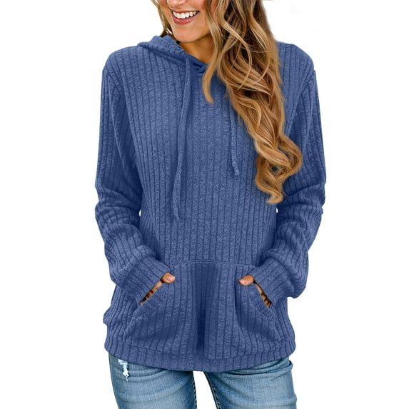 MOSHU Loose Hoodies for Women Casual Fall Tops Long Sleeve Womens Sweatshirts Pullover Fashion Shirts with Pocket