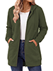 MOSHU Women Zip Up Hoodies Long Sleeve Cotton Fleece Sweatshirts for Women Casual Hooded Jackets Fall Tops with Pockets
