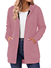 MOSHU Women Zip Up Hoodies Long Sleeve Cotton Fleece Sweatshirts for Women Casual Hooded Jackets Fall Tops with Pockets