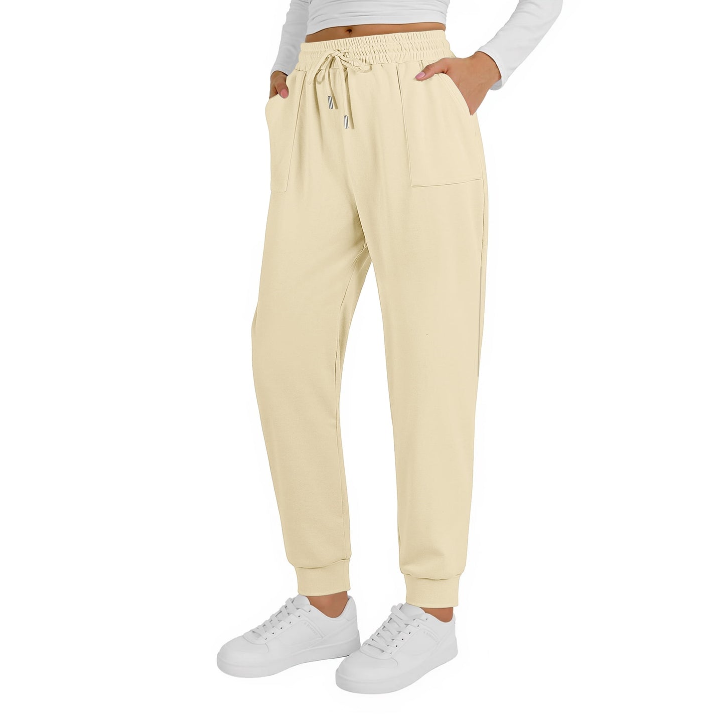 MOSHU Drawstring Sweatpants for Womens Lounge Casual Joggers Pants Fall Womens Sweatpants with Pockets