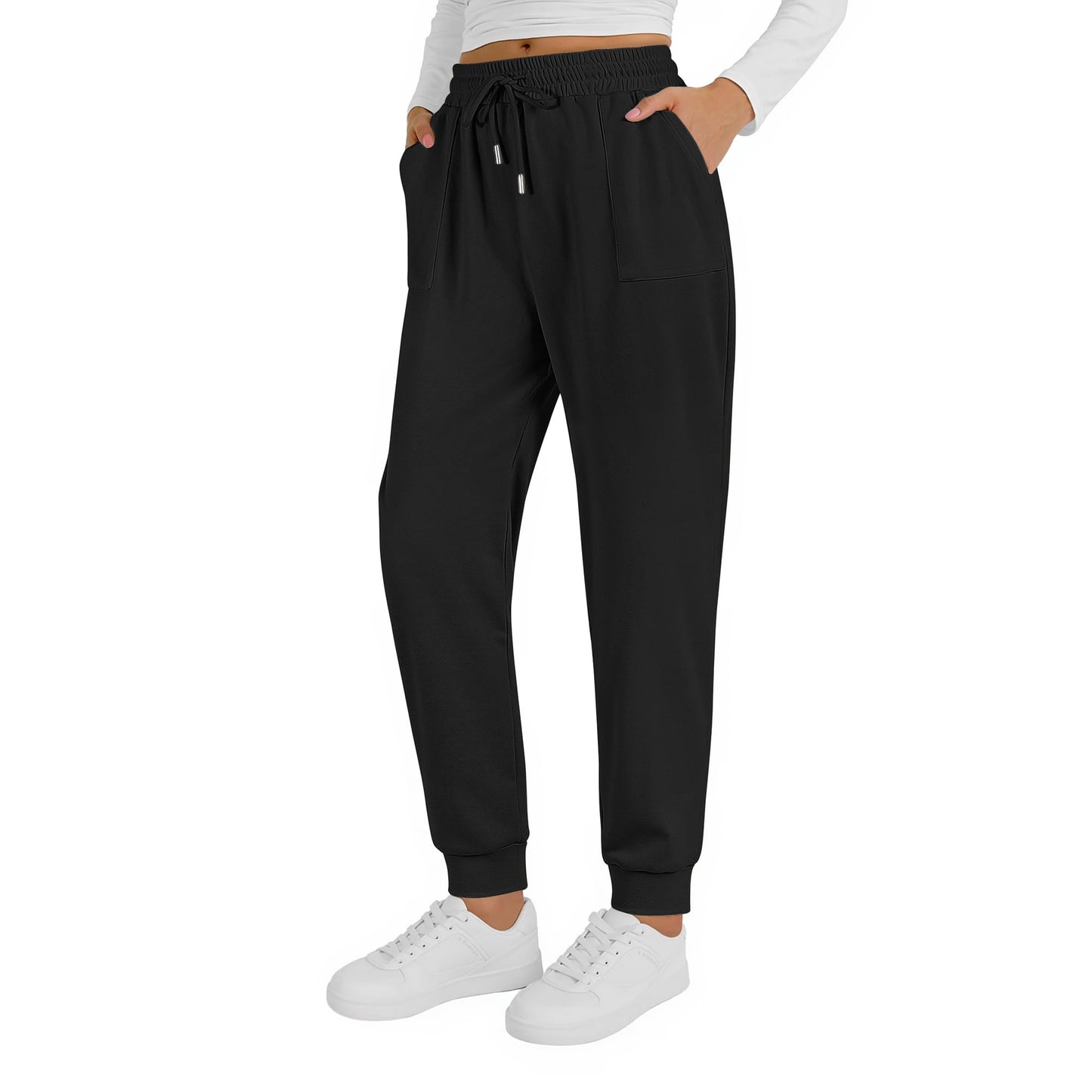 MOSHU Drawstring Sweatpants for Womens Lounge Casual Joggers Pants Fall Womens Sweatpants with Pockets