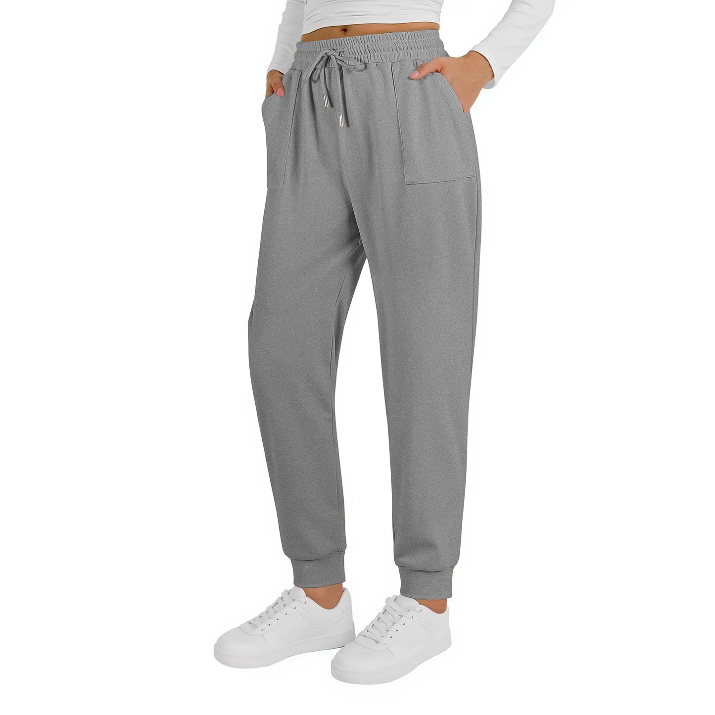 MOSHU Drawstring Sweatpants for Womens Lounge Casual Joggers Pants Fall Womens Sweatpants with Pockets