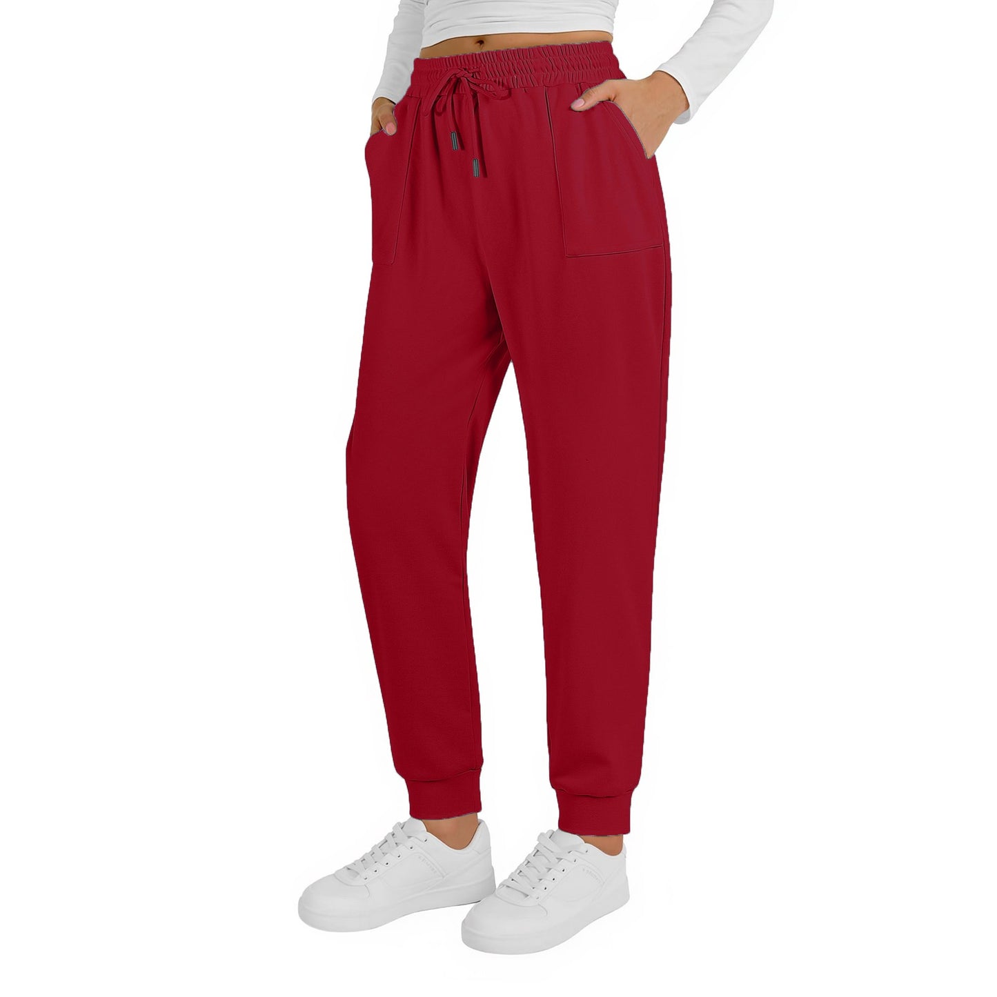 MOSHU Drawstring Sweatpants for Womens Lounge Casual Joggers Pants Fall Womens Sweatpants with Pockets