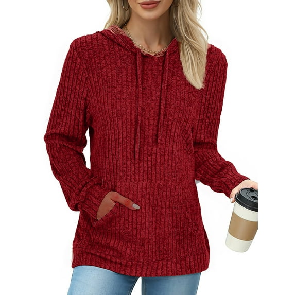 MOSHU Loose Hoodies for Women Casual Fall Tops Long Sleeve Womens Sweatshirts Pullover Fashion Shirts with Pocket