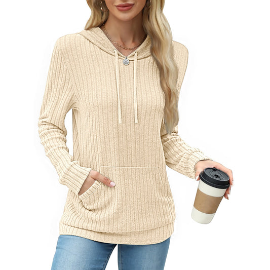 MOSHU Loose Hoodies for Women Casual Fall Tops Long Sleeve Womens Sweatshirts Pullover Fashion Shirts with Pocket