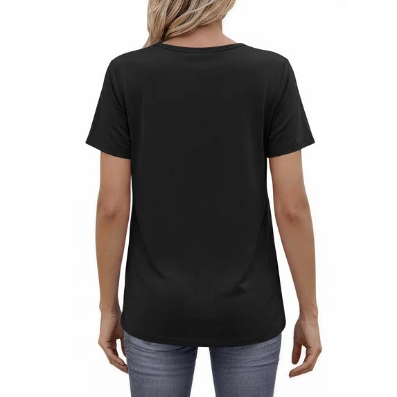 MOSHU 3 Pack T-Shirts for Women Short Sleeve Summer Womens Tops Casual Women T-shirts Summer Outfits