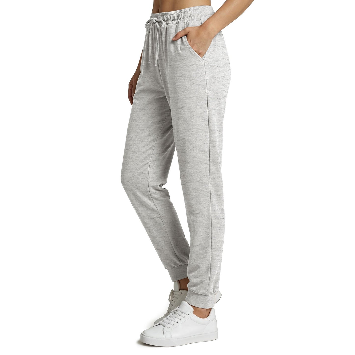 MOSHU 3 Pack Sweatpants for Women Athletic Joggers with Pockets Elastic Waist Lightweight Sweatpants Casual Soft Pants